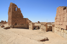 The Porta Praetoria at the end of excavation, with the carriageway and lateral passages cleared