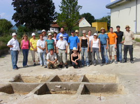 Ausgrabung der frühmittelalterlichen Handwerkersiedlung in Wehringen