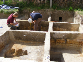 Ausgrabung der frühmittelalterlichen Handwerkersiedlung in Wehringen